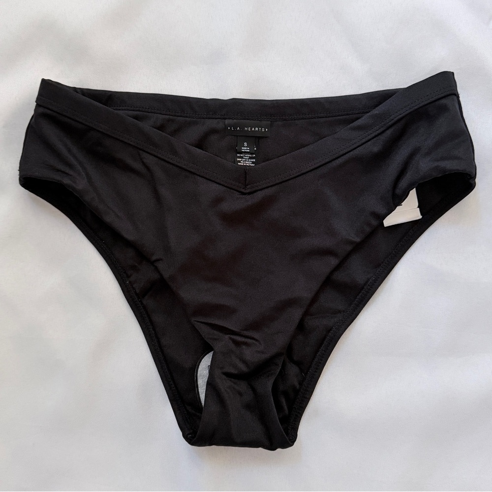 LA Hearts High Rise Bikini Bottom